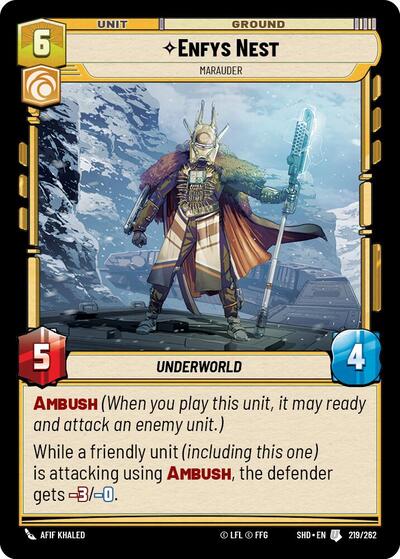Enfys Nest - Marauder - 219/262 - Uncommon - Shadows of the Galaxy