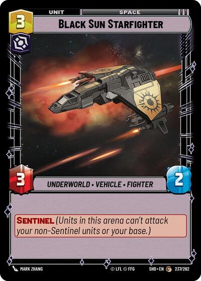 Black Sun Starfighter - 237/262 - Common - Shadows of the Galaxy