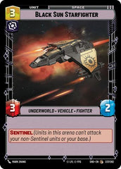 Black Sun Starfighter - 237/262 - Common - Shadows of the Galaxy