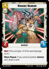 Wookiee Warrior - 249/262 - Common - Shadows of the Galaxy