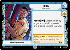 Finn - This is a Rescue - 003/262 - Rare - Shadows of the Galaxy