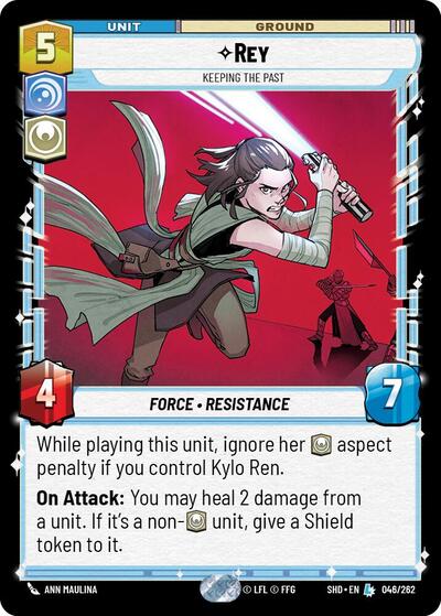 Rey - Keeping the Past - 046/262 - Legendary - Shadows of the Galaxy