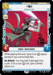 Rey - Keeping the Past - 046/262 - Legendary - Shadows of the Galaxy