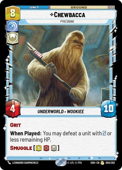 Chewbacca - Pykesbane - 050/262 - Rare - Shadows of the Galaxy