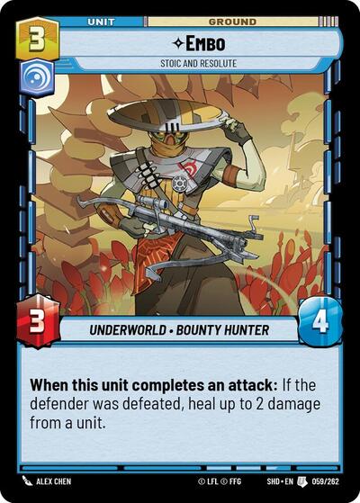 Embo - Stoic and Resolute - 059/262 - Uncommon - Shadows of the Galaxy