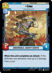 Embo - Stoic and Resolute - 059/262 - Uncommon - Shadows of the Galaxy