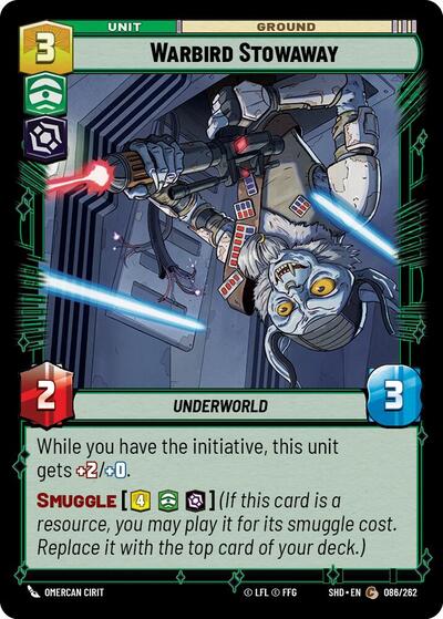 Warbird Stowaway - 086/262 - Common - Shadows of the Galaxy