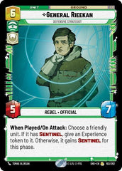 General Rieekan - Defensive Strategist - 103/262 - Rare - Shadows of the Galaxy