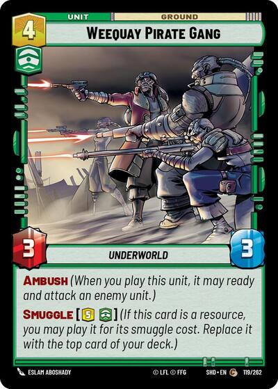 Weequay Pirate Gang - 119/262 - Common - Shadows of the Galaxy