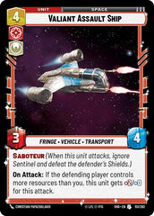 Valiant Assault Ship - 151/262 - Uncommon - Shadows of the Galaxy