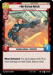 Bo-Katan Kryze - Fighting For Mandalore - 157/262 - Uncommon - Shadows of the Galaxy