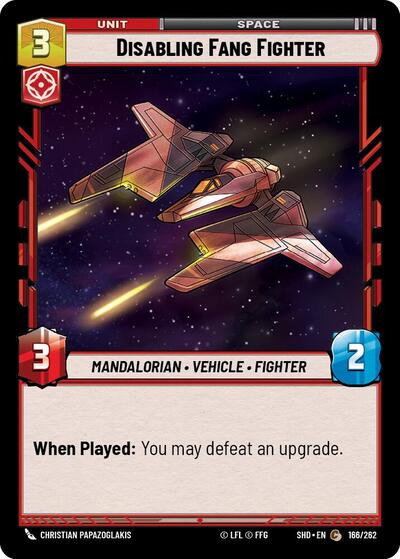 Disabling Fang Fighter - 166/262 - Common - Shadows of the Galaxy