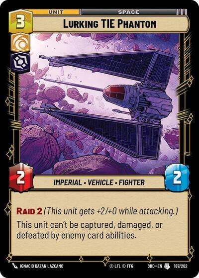 Lurking TIE Phantom - 187/262 - Uncommon - Shadows of the Galaxy