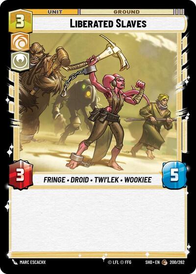 Liberated Slaves - 200/262 - Common - Shadows of the Galaxy