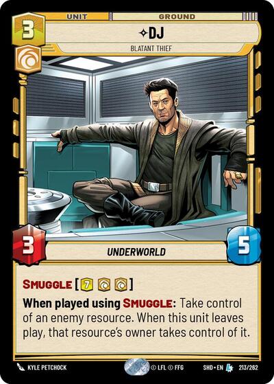 DJ - Blatant Thief - 213/262 - Legendary - Shadows of the Galaxy