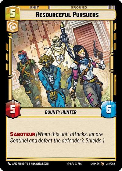 Resourceful Pursuers - 218/262 - Common - Shadows of the Galaxy