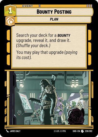 Bounty Posting - 228/262 - Uncommon - Shadows of the Galaxy