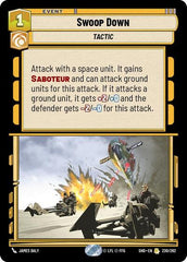 Swoop Down - 230/262 - Rare - Shadows of the Galaxy