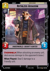 Ruthless Assassin - 235/262 - Common - Shadows of the Galaxy