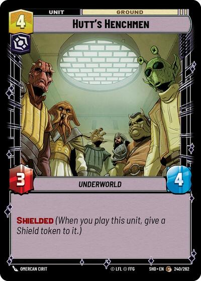 Hutt's Henchmen - 240/262 - Common - Shadows of the Galaxy
