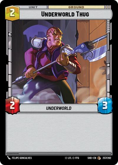 Underworld Thug - 257/262 - Common - Shadows of the Galaxy