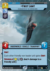 First Light - Headquarters of the Crimson Dawn - 313 - Rare (Hyperspace) - Shadows of the Galaxy