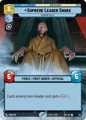 Supreme Leader Snoke - Shadow Ruler - 314 - Legendary (Hyperspace) - Shadows of the Galaxy