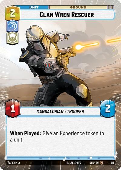 Clan Wren Rescuer - 316 - Common (Hyperspace) - Shadows of the Galaxy