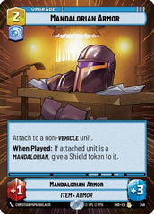 Mandalorian Armor - 346 - Rare (Hyperspace) - Shadows of the Galaxy
