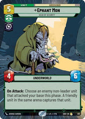 Ephant Mon - Head of Security - 357 - Rare (Hyperspace) - Shadows of the Galaxy