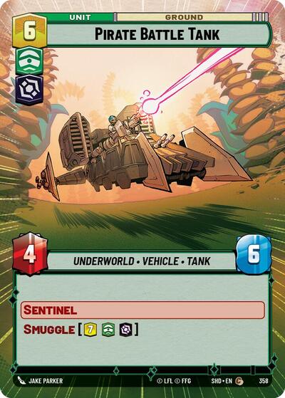 Pirate Battle Tank - 358 - Common (Hyperspace) - Shadows of the Galaxy