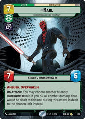 Maul - Shadow Collective Visionary - 359 - Rare (Hyperspace) - Shadows of the Galaxy