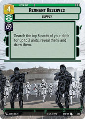 Remnant Reserves - 362 - Uncommon (Hyperspace) - Shadows of the Galaxy