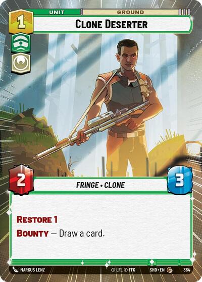 Clone Deserter - 364 - Common (Hyperspace) - Shadows of the Galaxy