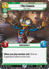 Maz Kanata - Pirate Queen - 365 - Rare (Hyperspace) - Shadows of the Galaxy