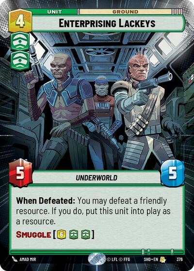 Enterprising Lackeys - 376 - Rare (Hyperspace) - Shadows of the Galaxy