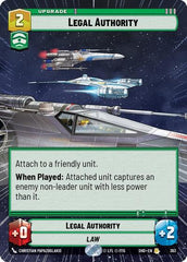 Legal Authority - 393 - Rare (Hyperspace) - Shadows of the Galaxy