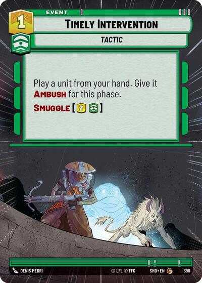 Timely Intervention - 398 - Common (Hyperspace) - Shadows of the Galaxy
