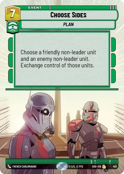 Choose Sides - 401 - Rare (Hyperspace) - Shadows of the Galaxy