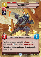 Jango Fett - Renowned Bounty Hunter - 407 - Rare (Hyperspace) - Shadows of the Galaxy