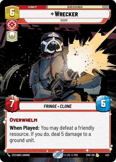 Wrecker - BOOM! - 423 - Rare (Hyperspace) - Shadows of the Galaxy