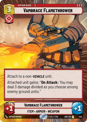 Vambrace Flamethrower - 446 - Rare (Hyperspace) - Shadows of the Galaxy