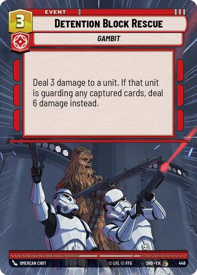 Detention Block Rescue - 449 - Common (Hyperspace) - Shadows of the Galaxy