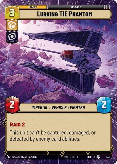 Lurking TIE Phantom - 456 - Uncommon (Hyperspace) - Shadows of the Galaxy