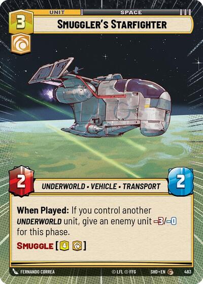 Smuggler's Starfighter - 483 - Common (Hyperspace) - Shadows of the Galaxy
