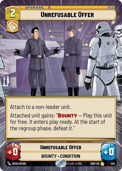 Unrefusable Offer - 493 - Rare (Hyperspace) - Shadows of the Galaxy
