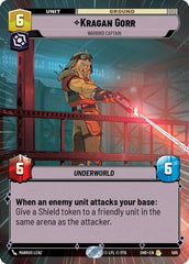 Kragan Gorr - Warbird Captain - 505 - Rare (Hyperspace) - Shadows of the Galaxy