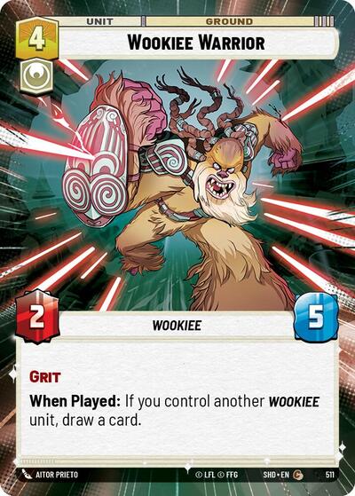 Wookiee Warrior - 511 - Common (Hyperspace) - Shadows of the Galaxy