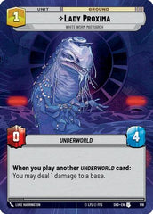 Lady Proxima - White Worm Matriarch - 516 - Uncommon (Hyperspace) - Shadows of the Galaxy