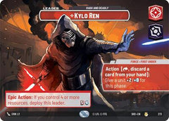 Kylo Ren - Rash and Deadly - 273 - Rare (Showcase) - Shadows of the Galaxy